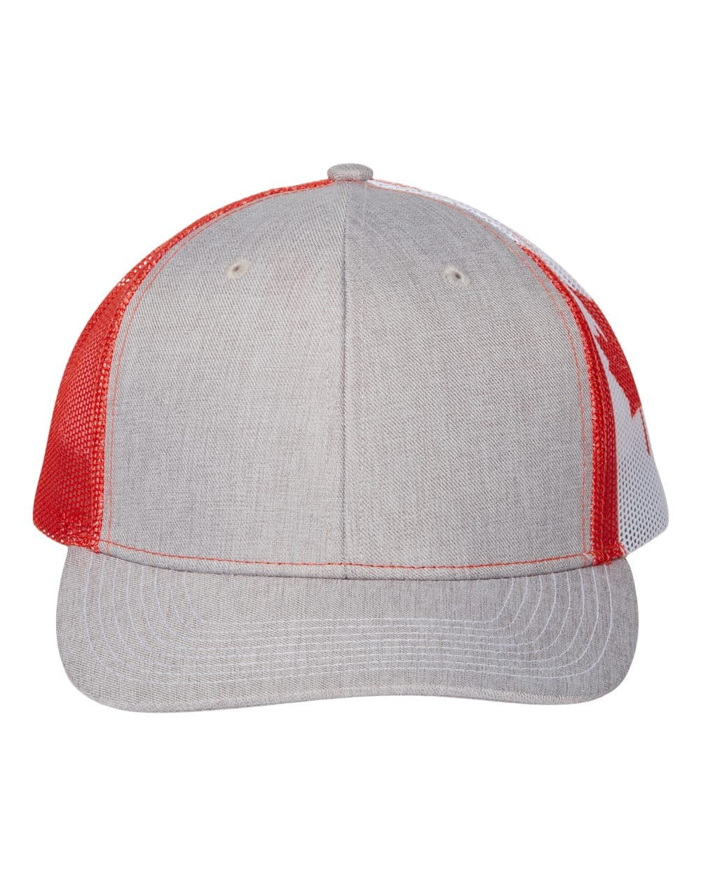 Kati S700M Printed Mesh Trucker Cap — Heather Grey/ Canada Flag
