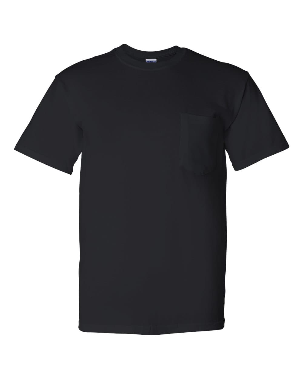 Gildan 8300 Unisex DryBlend® Pocket T-Shirt — Black