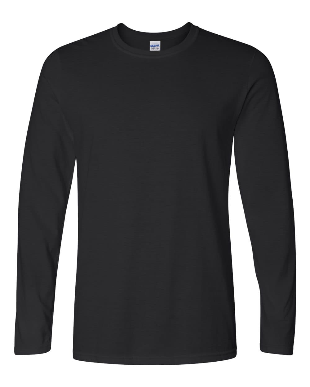 Gildan 64400 Unisex Softstyle® Long Sleeve T-Shirt — Black