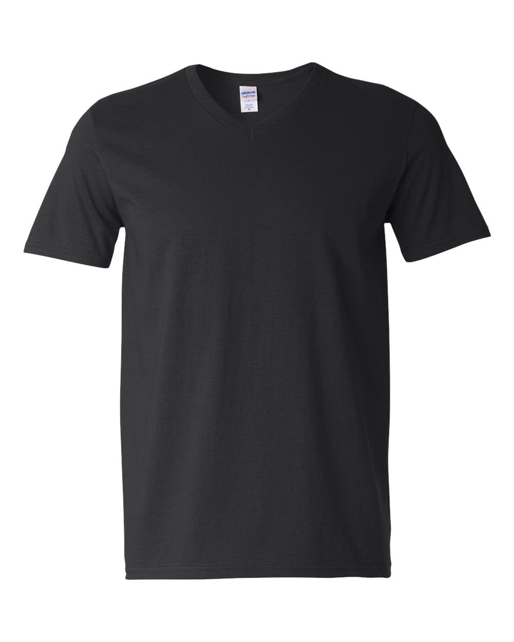 Gildan 64V00 Unisex Softstyle® V-Neck T-Shirt — Black