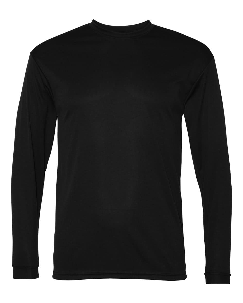C2 Sport 5104 Unisex Performance Long Sleeve T-Shirt — Black