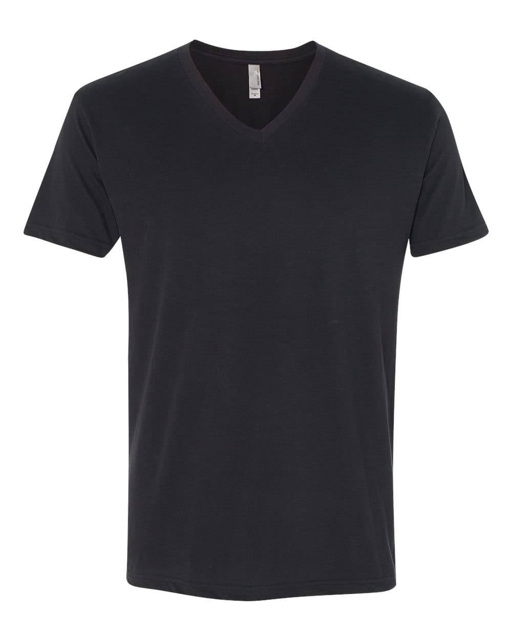 Next Level 6440 Unisex Sueded V-Neck T-Shirt — Black