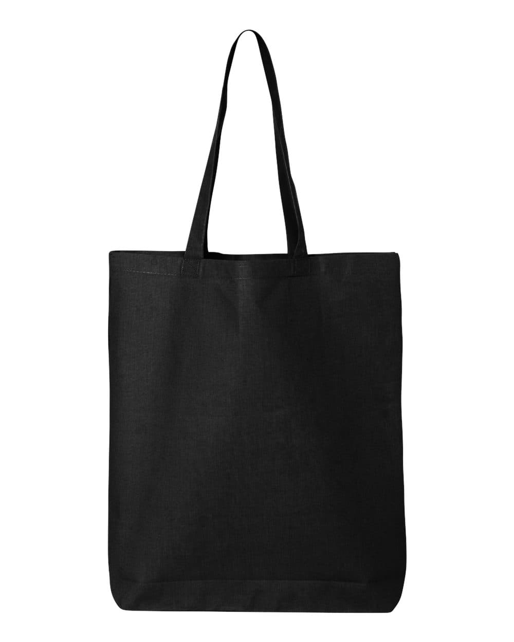 Q-Tees QTBG 12L Economical Tote — Black