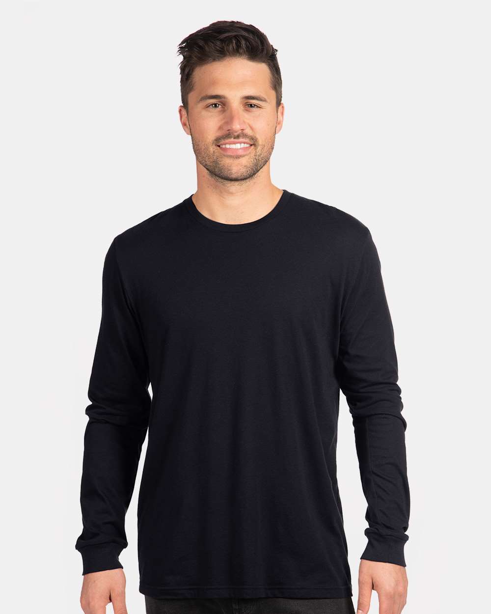 Next Level 6211 Unisex CVC Long Sleeve T-Shirt — Black