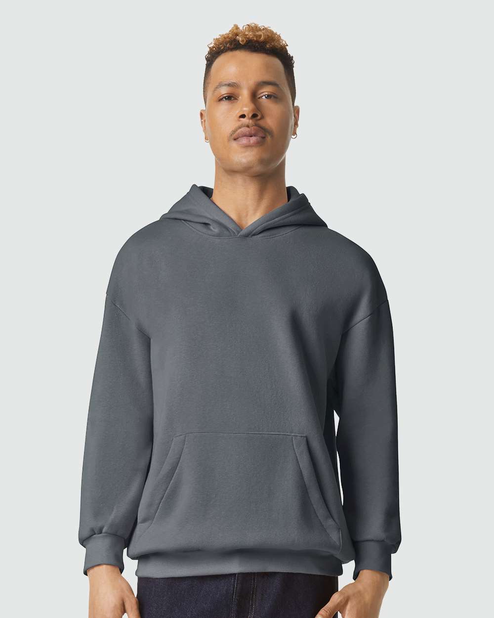 American Apparel RF498 Unisex ReFlex Fleece Hoodie Sweatshirt — Asphalt