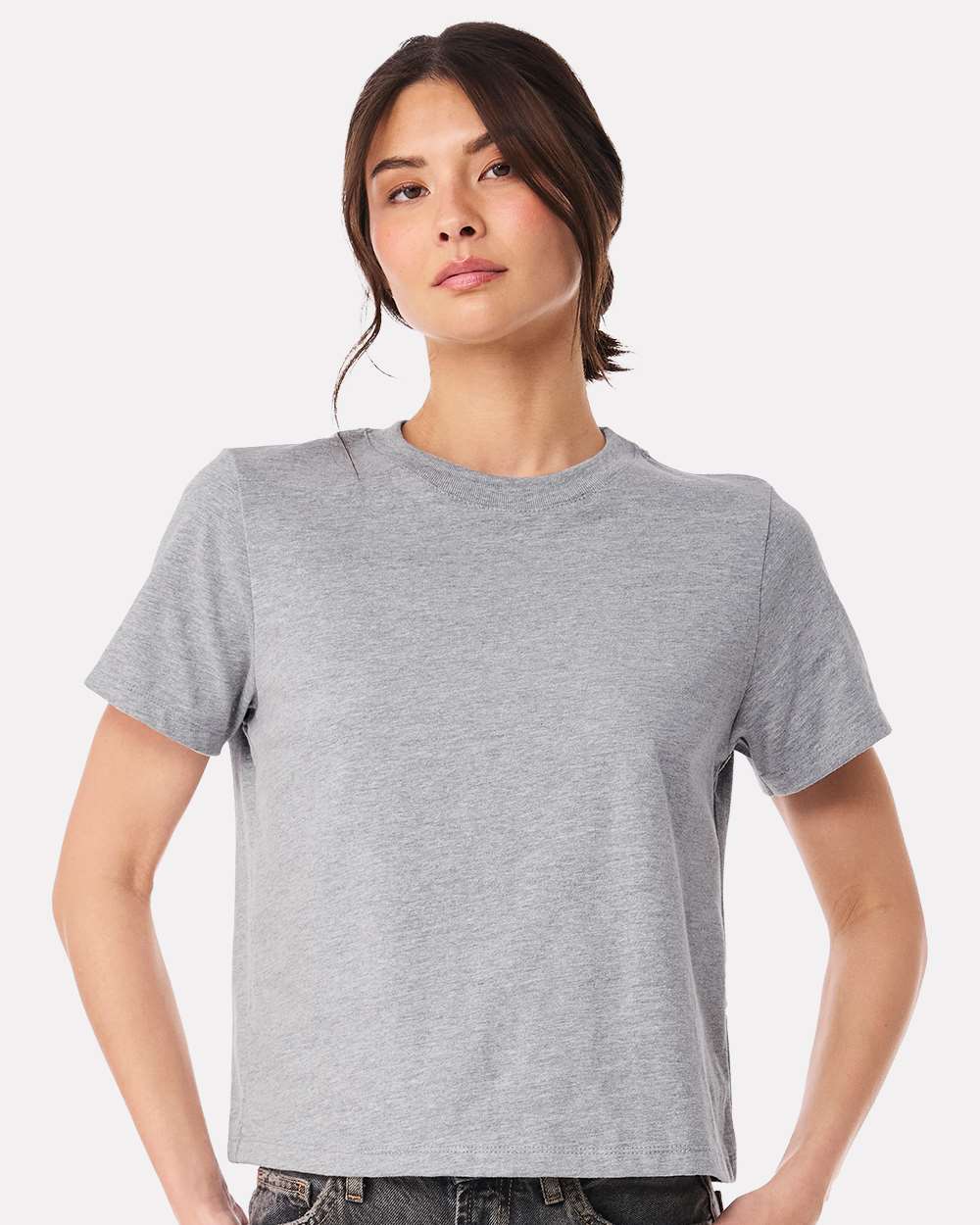 BELLA + CANVAS 6110 Women’s 6 oz. Heavyweight Tee — Athletic Heather