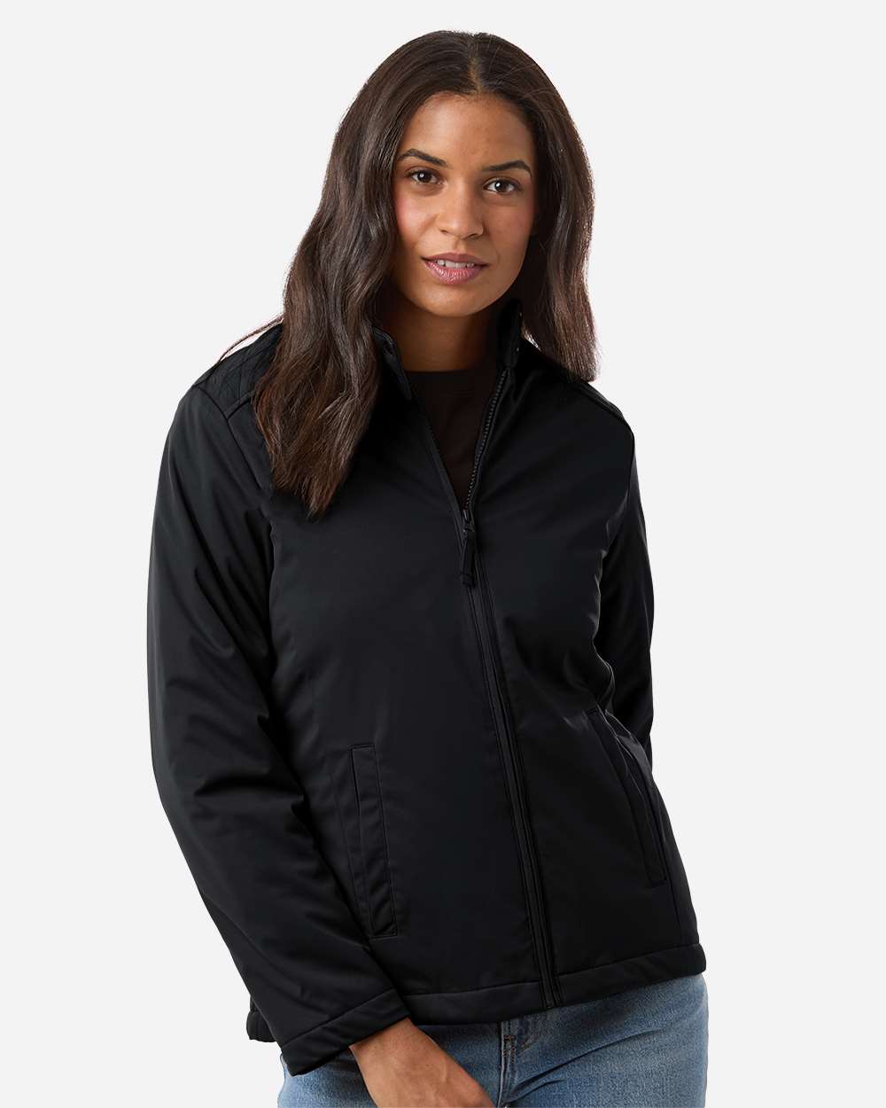 Harriton M781W Women’s Guardian Insulated Utility Jacket — Black