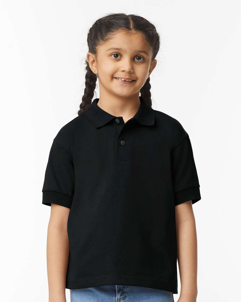 Gildan 8800B Youth DryBlend® Jersey Polo — Black