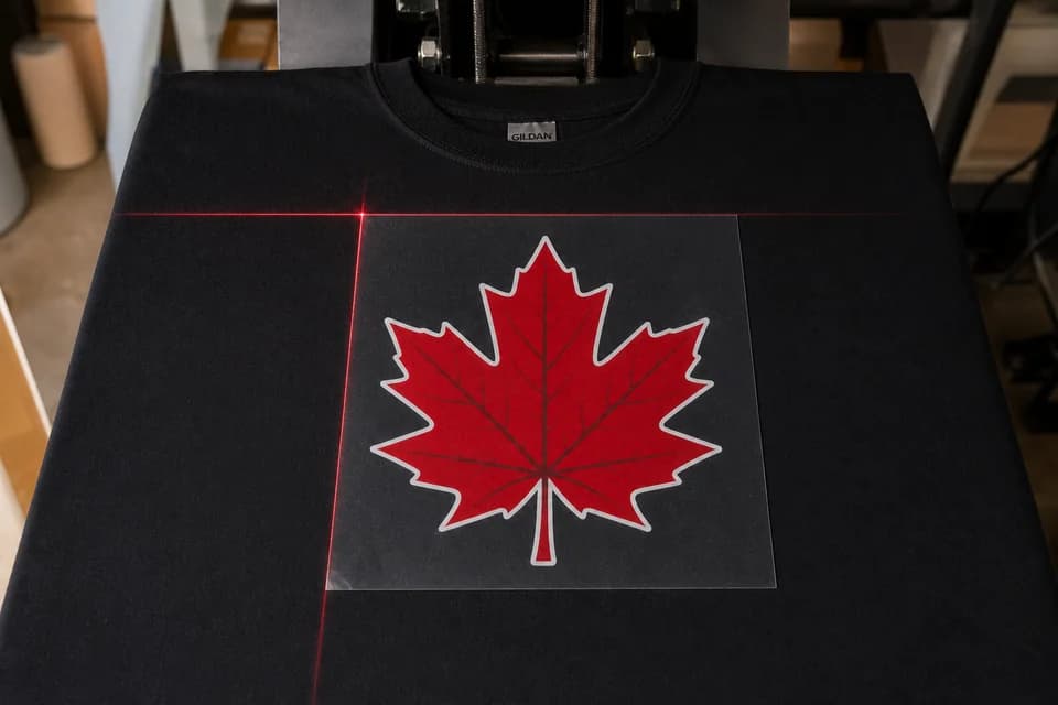 Cut-to-Size DTF: Pay for Print, Press Faster, Align with a Laser Guide