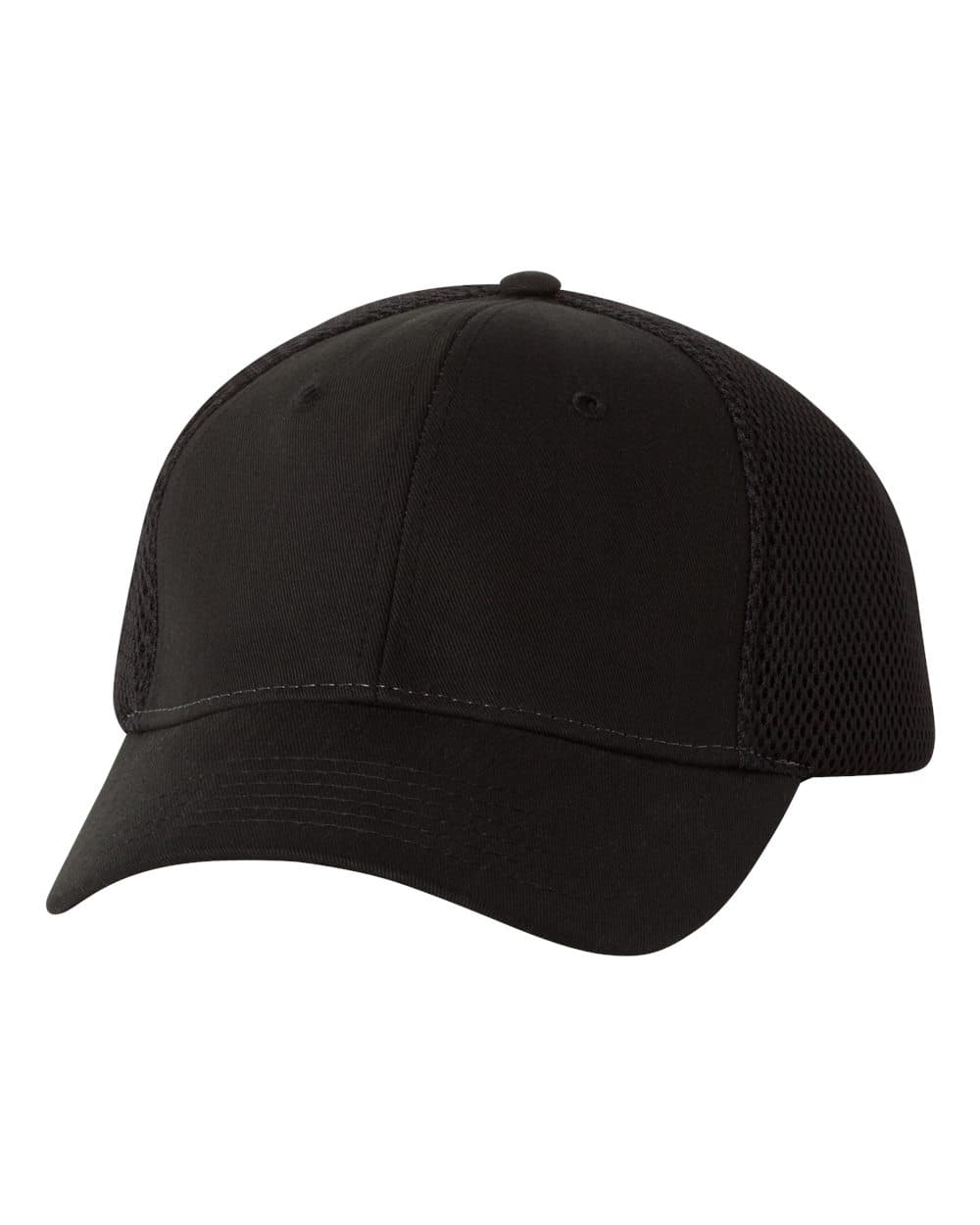 Valucap 3200 Spacer Mesh-Back Cap — Black