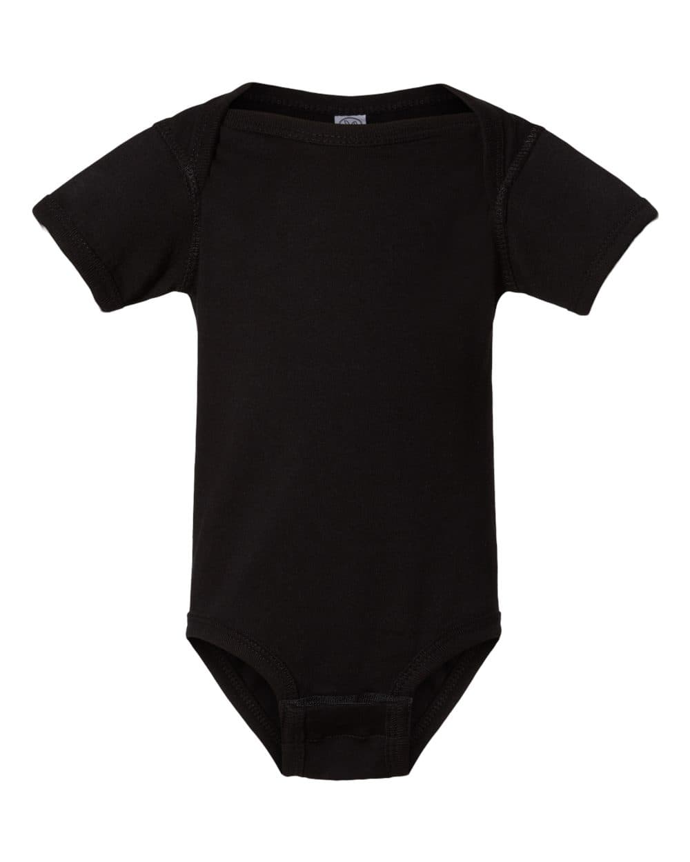 Rabbit Skins 4424 Infant Fine Jersey Bodysuit — Black