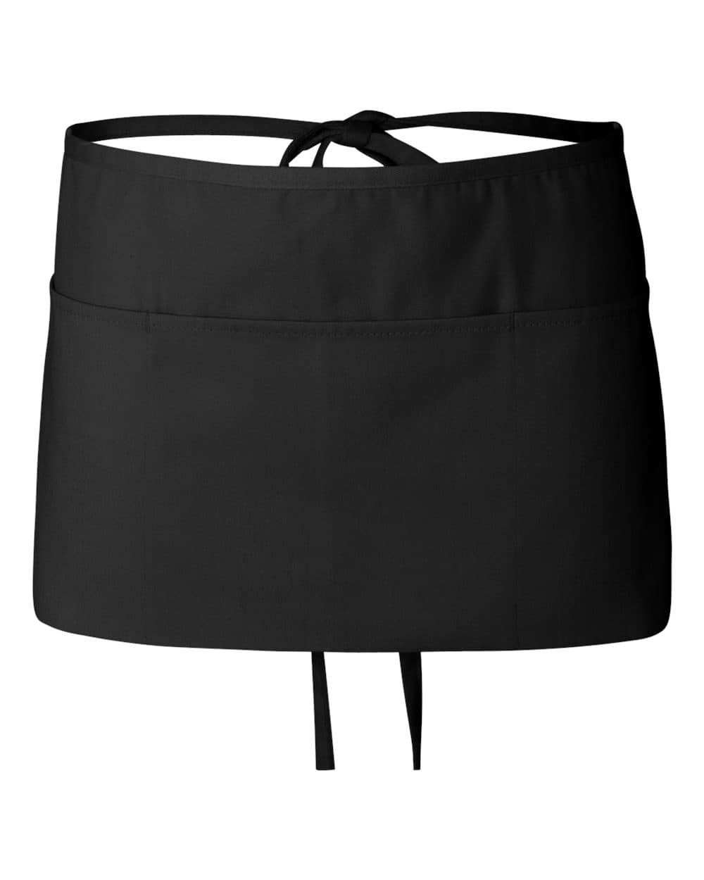 Q-Tees Q2115 Waist Apron with Pockets — Black