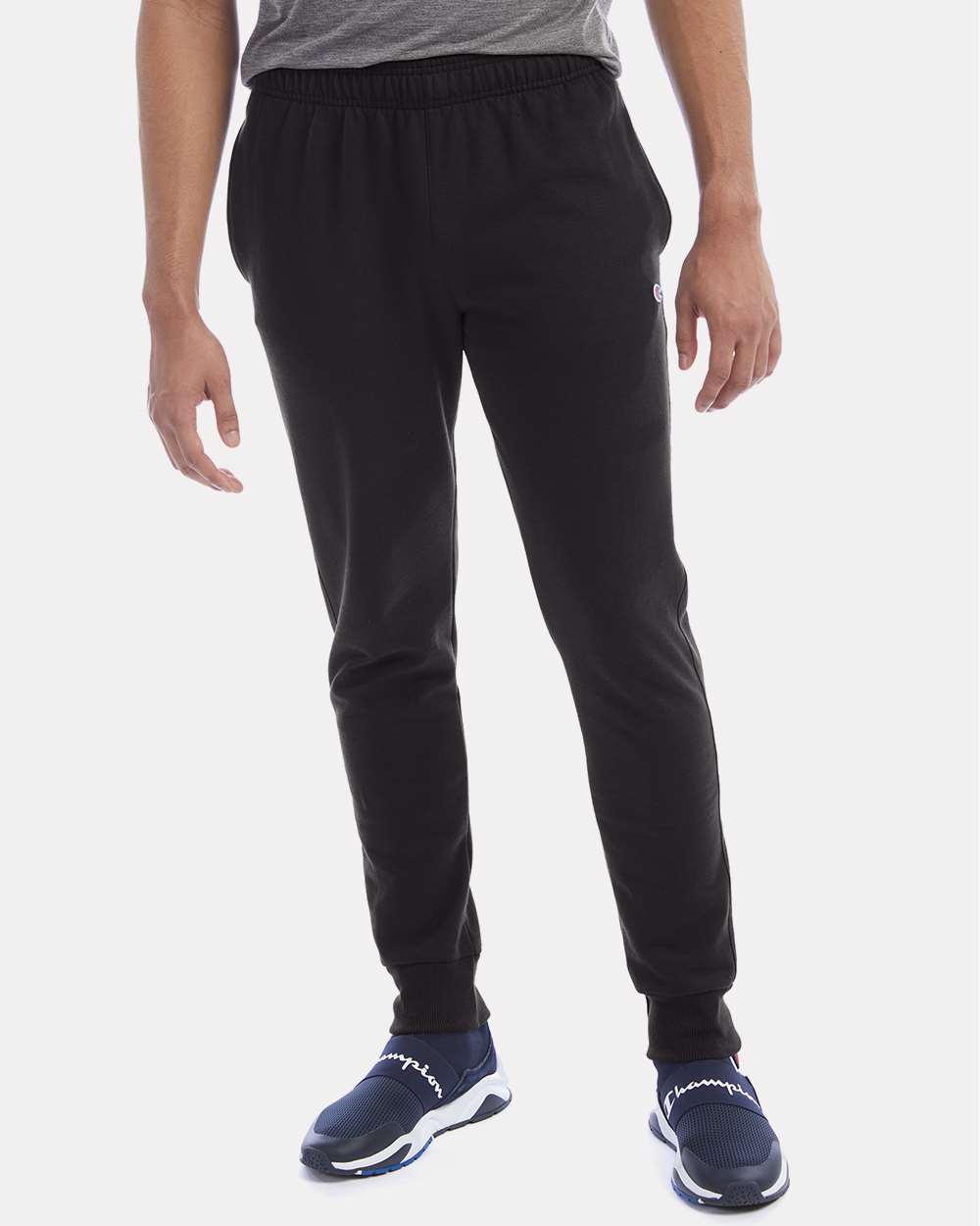 Champion P930 Unisex Powerblend® Fleece Joggers — Black