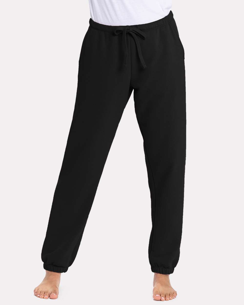 Next Level 9884 Women’s Laguna Sueded Sweatpants — Black