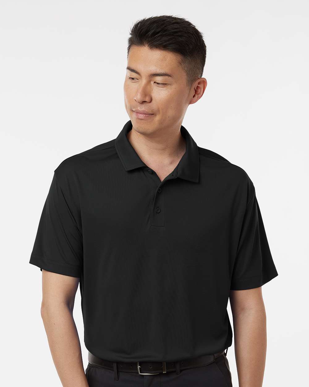 AllPro 41800 Men’s Pro-Lock Performance Polo — Black