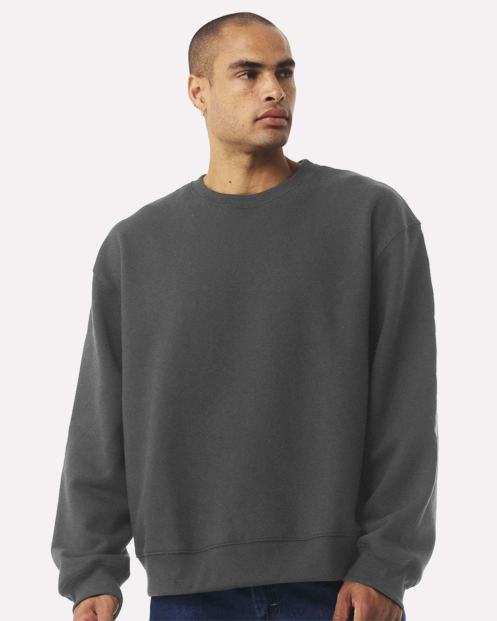 BELLA + CANVAS 4711 Unisex 10 oz. Heavyweight Crewneck Sweatshirt — Asphalt