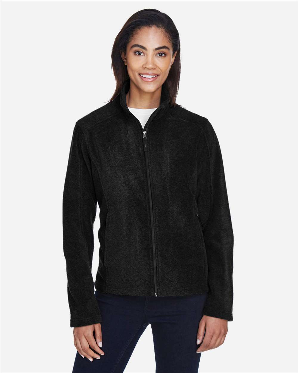 CORE365 78190 Women’s Journey Fleece Jacket — Black