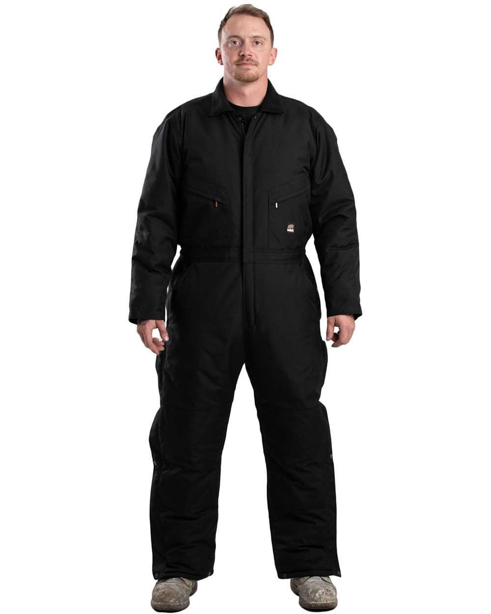 Berne Apparel NI417 Icecap Insulated Coverall — Black