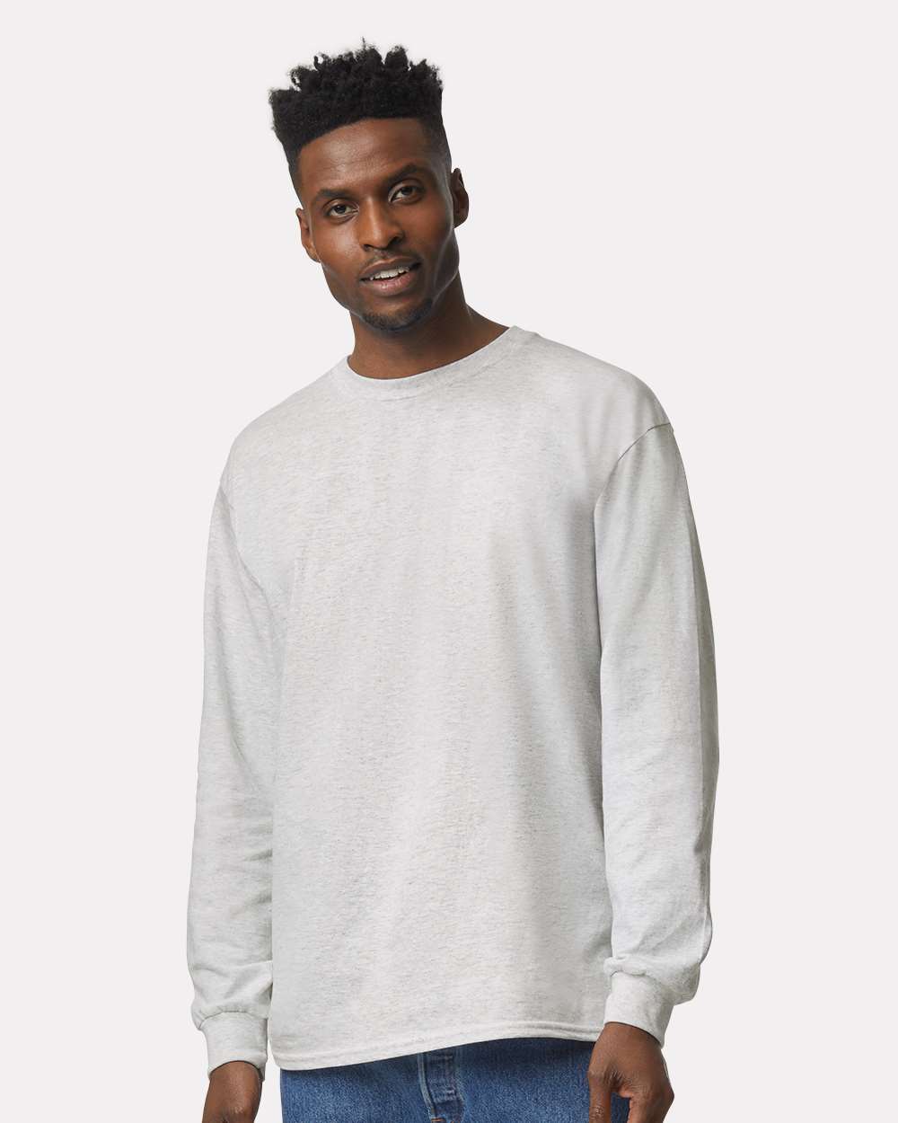Gildan 2400 Unisex Ultra Cotton® Long Sleeve T-Shirt — Ash