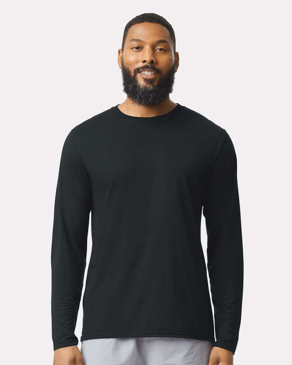 Gildan 42400 Unisex Performance® Long Sleeve T-Shirt — Black