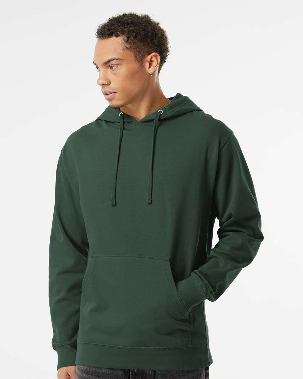 Independent Trading Co. SS4500 Unisex Midweight Hooded Sweatshirt — Alpine Green