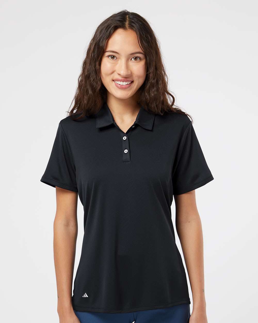 Adidas A231 Women’s Performance Polo — Black